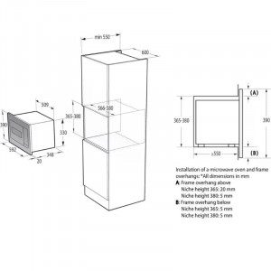 Gorenje BM235G1SYW Beépíthető mikró