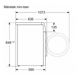 BOSCH WGG244F3BY Elöltöltős mosógép