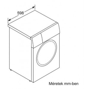 BOSCH WGG244ZREU Elöltöltős mosógép
