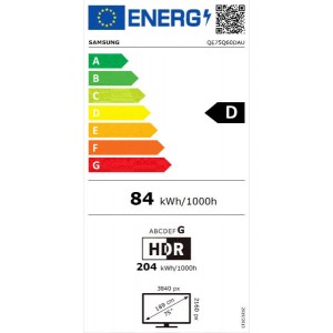 SAMSUNG QE75Q60DAUXXH QLED 4K UHD Smart TV, 189 cm