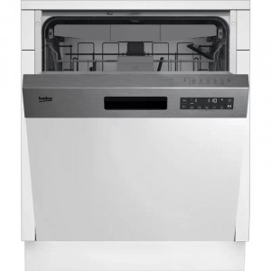 Beko BDSN28530X Beépíthető mosogatógép, 15 teríték,9.9 L,6 prog.,45 dB