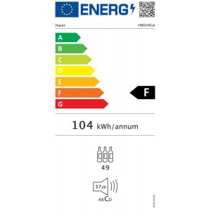 HAIER HWS49GA Borhűtő Natural Airflow System