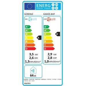 Gorenje KAM35 BHP 2,9/3,5kW hűtő-fűtő wifis mobil klíma