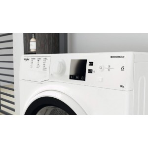 WHIRLPOOL WRBSS 6249 W EU Keskeny elöltöltős mosógép