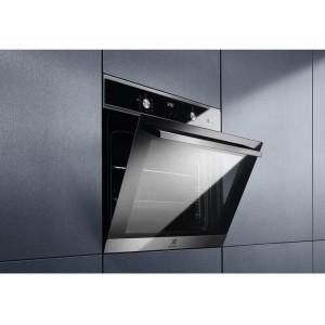 ELECTROLUX EOD5F71X Beépíthető gőz sütő AquaClean, katalitikus hátfal, 72l, teleszkópos sütősín, maghőmérő