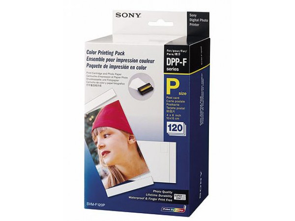 Sony SVM-F120P fotópapír, nyomtató papír és festékkazetta Sony SVM-F120P fotópapír, nyomtató papír és festékkazetta