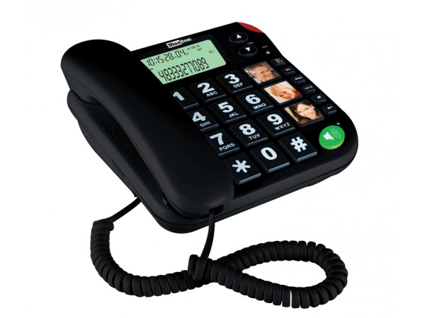 MaxCom KXT 480 (fekete) vezetékes telefon MaxCom KXT 480 (fekete) vezetékes telefon