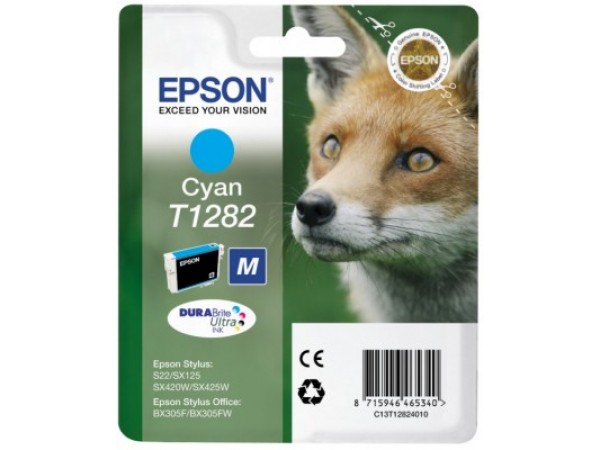 Epson T1282 (cián) festékpatron, nyomtató patron Epson T1282 (cián) festékpatron, nyomtató patron