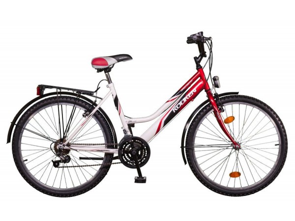 Koliken 26" Simple MTB Falkon női bordó/fehér kerékpár Koliken 26" Simple MTB Falkon női bordó/fehér kerékpár