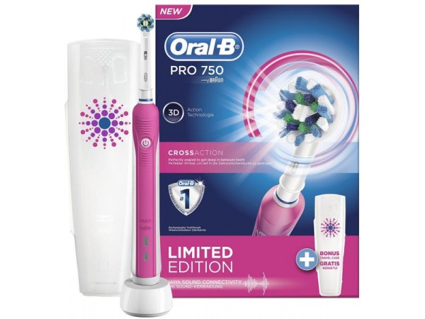 Braun Oral-B D16.513UX Pro 750 (pink) elektromos fogkefe Braun Oral-B D16.513UX Pro 750 (pink) elektromos fogkefe