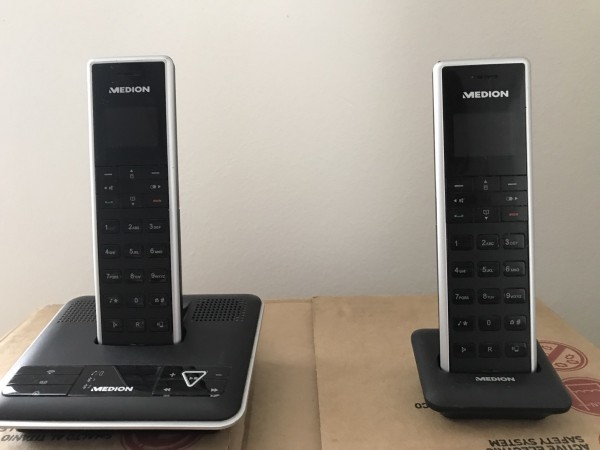 Használt Medion MD 83542 vezeték nélküli telefon [H305] 