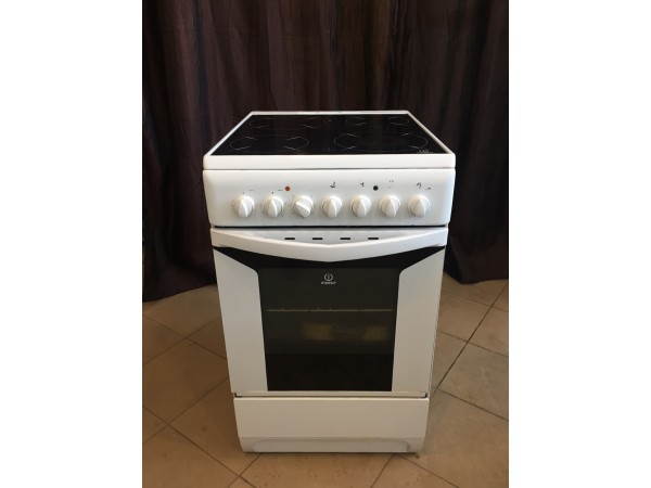 Használt Indesit K3C51(W)/U kerámialapos tűzhely [H2060] 