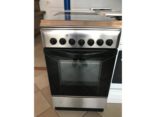 Használt Indesit K3G51S(X) kombinált tűzhely [H3841] 