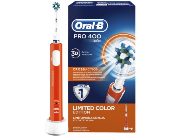 Oral-B Pro 400 D16.513 orange, elektromos fogkefe Oral-B Pro 400 D16.513 orange, elektromos fogkefe