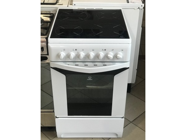 Használt Indesit K3C51(W) kerámialapos tűzhely [H8820] 