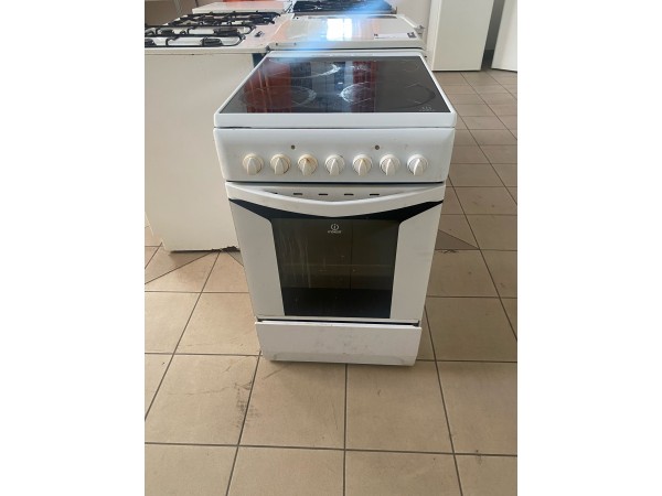 Használt Indesit K3C51(W) kerámialapos tűzhely [H9770] 