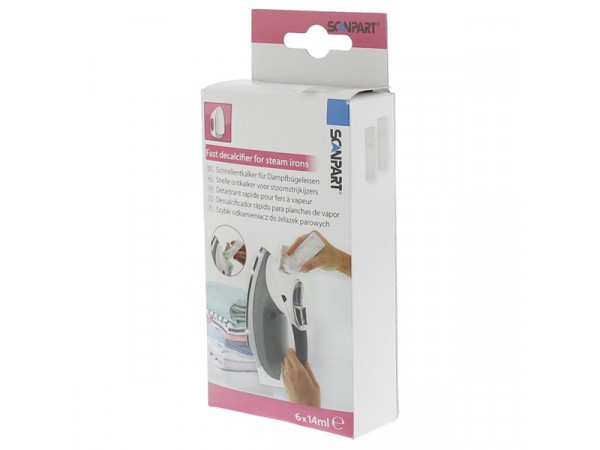 Scanpart 2910060002 6x14ml vasalóhoz vízkőtelenítő folyadék Scanpart 2910060002 6x14ml vasalóhoz vízkőtelenítő folyadék