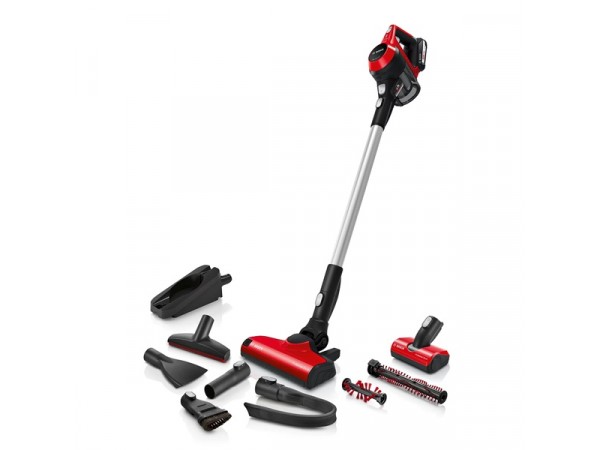 Bosch BBS61PET2 Unlimited Serie 6 ProAnimal vörös vezeték nélküli álló porszívó Bosch BBS61PET2 Unlimited Serie 6 ProAnimal vörös vezeték nélküli álló porszívó