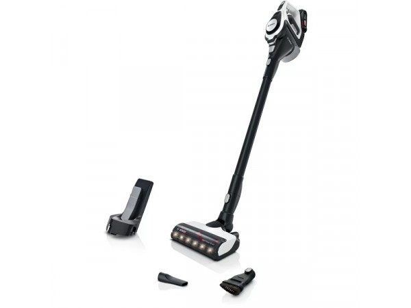 Bosch BBS8213W Unlimited Serie 8 Gen2 fehér vezeték nélküli álló porszívó Bosch BBS8213W Unlimited Serie 8 Gen2 fehér vezeték nélküli álló porszívó
