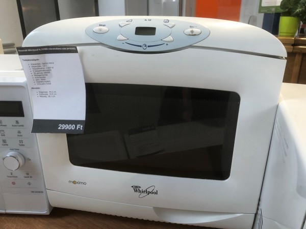 Használt Whirlpool IL10/WH mikrohullámú sütő [H10355] 
