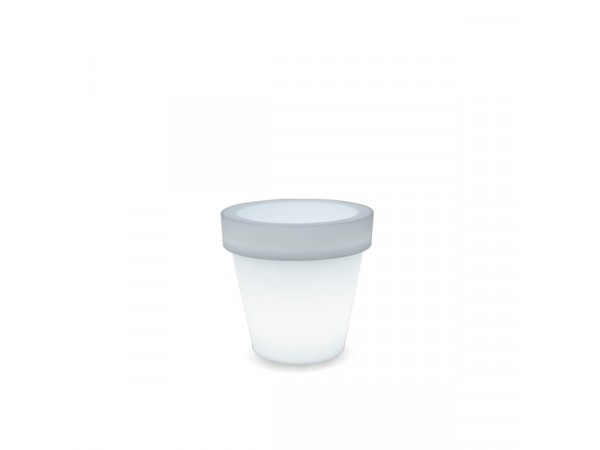 NGA Magnolia 45 43x45cm fehér LED kaspó 