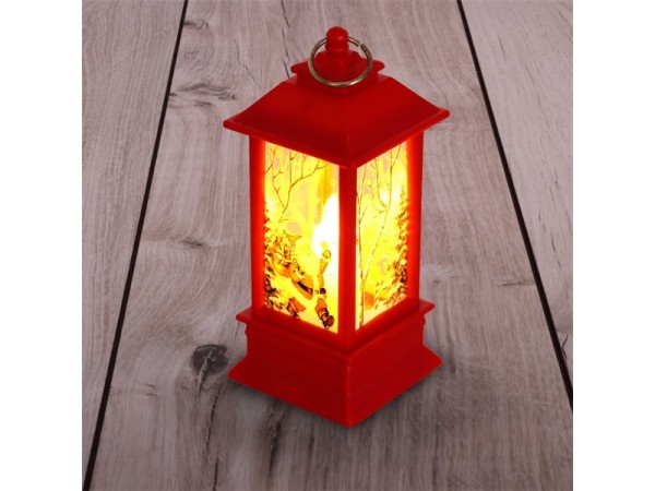 Iris Karácsonyi Mikulás mintás 13x5,3x5,3cm LED-es piros lámpás Iris Karácsonyi Mikulás mintás 13x5,3x5,3cm LED-es piros lámpás