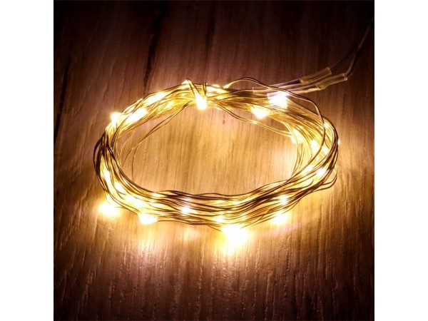 Iris Fix fényű 3m/meleg fehér/30db LED-es fénydekoráció Iris Fix fényű 3m/meleg fehér/30db LED-es fénydekoráció