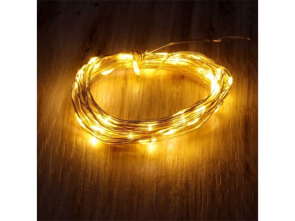 Iris Fix fényű 5m/meleg fehér/50db LED-es fénydekoráció Iris Fix fényű 5m/meleg fehér/50db LED-es fénydekoráció