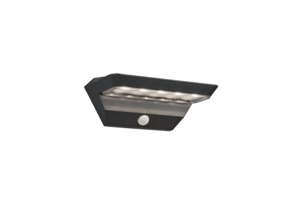 TRIO R22241142 Mendoza mozgásérzékelős napelemes kültéri LED fali lámpa TRIO R22241142 Mendoza mozgásérzékelős napelemes kültéri LED fali lámpa