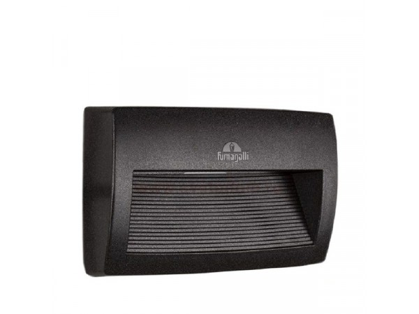 Fumagalli LORENZA 270 LED 11W 4K R7S fekete kültéri falilámpa Fumagalli LORENZA 270 LED 11W 4K R7S fekete kültéri falilámpa