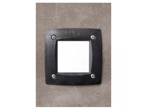 Fumagalli LETI 100 SQUARE ST LED 3W GX53 fekete kültéri beépíthető falilámpa Fumagalli LETI 100 SQUARE ST LED 3W GX53 fekete kültéri beépíthető falilámpa