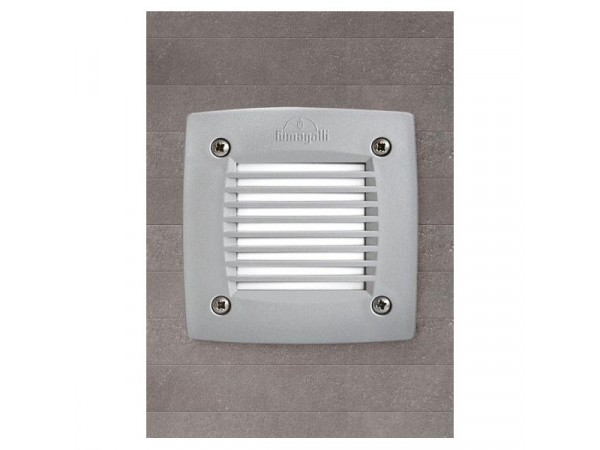 Fumagalli LETI 100 SQUARE ST LED 3W GX53 fehér kültéri beépíthető falilámpa Fumagalli LETI 100 SQUARE ST LED 3W GX53 fehér kültéri beépíthető falilámpa