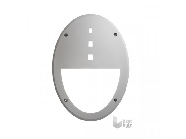 Fumagalli DANZI VE E27 szürke kültéri falilámpa érzékelővel 