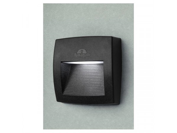 Fumagalli LORENZA 150 LED 4W 3K R7S fekete kültéri falilámpa Fumagalli LORENZA 150 LED 4W 3K R7S fekete kültéri falilámpa