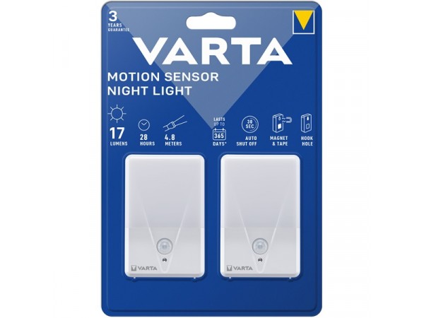 Varta 3AAA 2db-os mozgásérzékelős éjjeli lámpa Varta 3AAA 2db-os mozgásérzékelős éjjeli lámpa