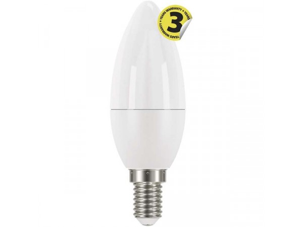 Emos ZQ3220 CLASSIC 6W E14 470 lumen meleg fehér LED gyertya izzó Emos ZQ3220 CLASSIC 6W E14 470 lumen meleg fehér LED gyertya izzó