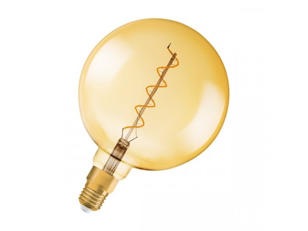 Osram Vintage átlátszó üveg búra/5W/300lm/2000K/E27 LED gömb izzó Osram Vintage átlátszó üveg búra/5W/300lm/2000K/E27 LED gömb izzó
