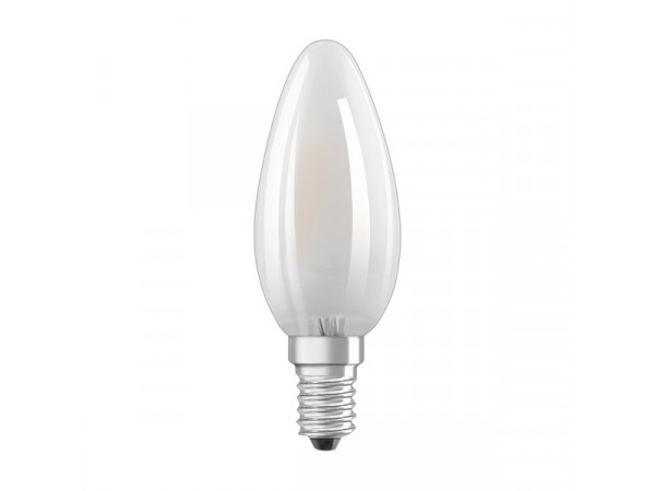 Osram Base matt üveg búra/4W/470lm/2700K/E14 LED gyertya izzó 3 db Osram Base matt üveg búra/4W/470lm/2700K/E14 LED gyertya izzó 3 db