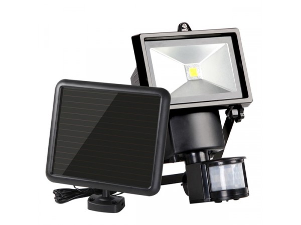 IRIS MSL-016W-SBL napelemes mozgásérzékelő reflektor 