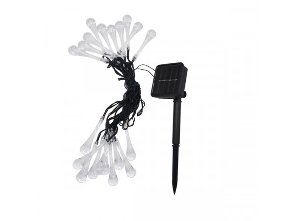 IRIS DL-020CW-SL-20LED szolár LED dekorációs fényfüzér IRIS DL-020CW-SL-20LED szolár LED dekorációs fényfüzér