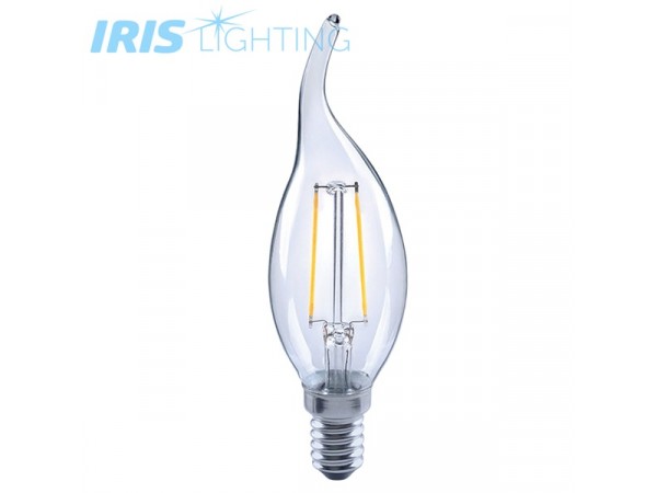 Iris Lighting Filament Bulb Longtip E14 FLCT35 4W/4000K/360lm aranyszínű gyertya LED fényforrás Iris Lighting Filament Bulb Longtip E14 FLCT35 4W/4000K/360lm aranyszínű gyertya LED fényforrás