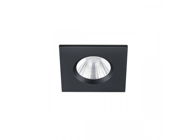 TRIO 650610132 Zagros 5W 345lm 3000K fekete süllyesztett lámpatest 