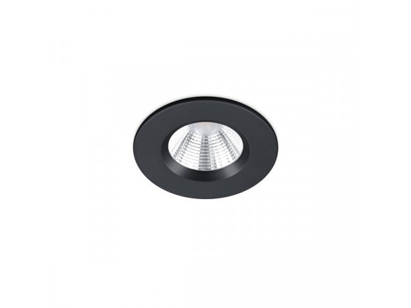 TRIO 650710132 Zagros 5W 345lm 3000K fekete süllyesztett lámpatest 