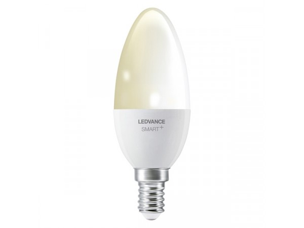 Ledvance Smart+ Bluetooth vezérlésű 5W 2700K E14, dimmelhető gyertya alakú LED fényforrás Ledvance Smart+ Bluetooth vezérlésű 5W 2700K E14, dimmelhető gyertya alakú LED fényforrás