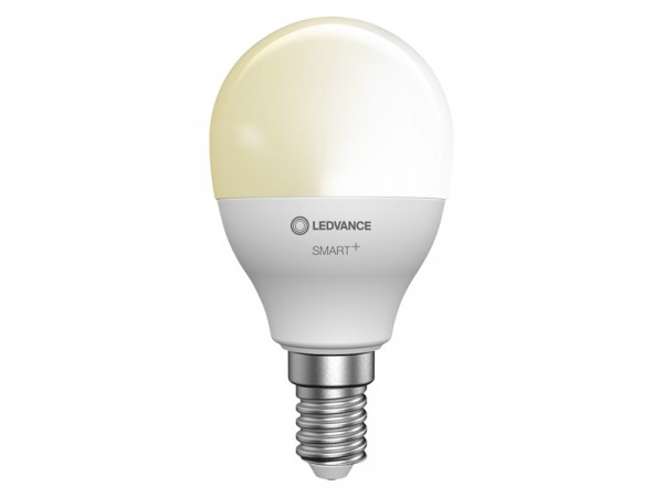 Ledvance Smart+ Bluetooth vezérlésű 5W 2700K E14, kisgömb alakú LED fényforrás Ledvance Smart+ Bluetooth vezérlésű 5W 2700K E14, kisgömb alakú LED fényforrás
