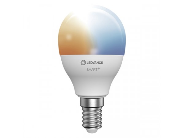 Ledvance Smart+ 5W E14 állítható színhőmérsékletű kisgömb LED fényforrás Ledvance Smart+ 5W E14 állítható színhőmérsékletű kisgömb LED fényforrás
