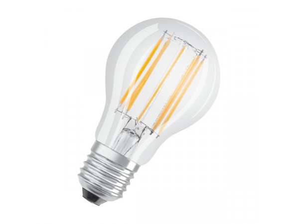 Osram Value átlátszó üveg búra E27 11W, 1521m, 4000K hideg fehér LED körte izzó Osram Value átlátszó üveg búra E27 11W, 1521m, 4000K hideg fehér LED körte izzó