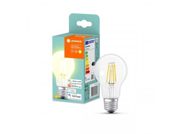 Ledvance Smart+ E27 6,7W 606LM 2700K állítható fényerejű kisgömb LED okos fényforrás Ledvance Smart+ E27 6,7W 606LM 2700K állítható fényerejű kisgömb LED okos fényforrás