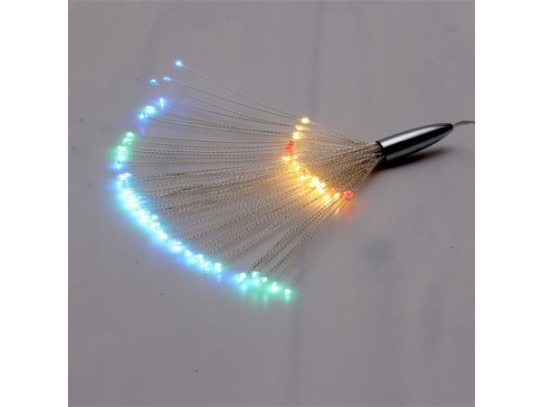 Tűzijáték stílusú fix fényű IPX3 szabványos/több színű/120db LED-es/napelemes fénydekoráció Tűzijáték stílusú fix fényű IPX3 szabványos/több színű/120db LED-es/napelemes fénydekoráció