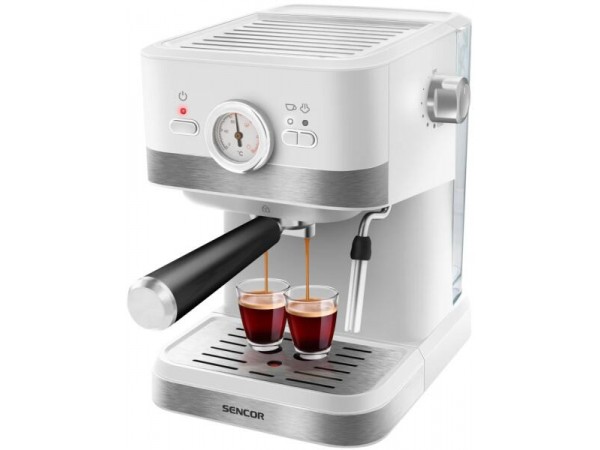 SENCOR SES 1720WH Eszpresszó kávéfőző, fehér SENCOR SES 1720WH Eszpresszó kávéfőző, fehér